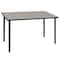 Regency Kee Folding Tables, 42 W, 24 L, 29 H, Wood, Metal Top, Maple MTF4224PLBK - alternate 1